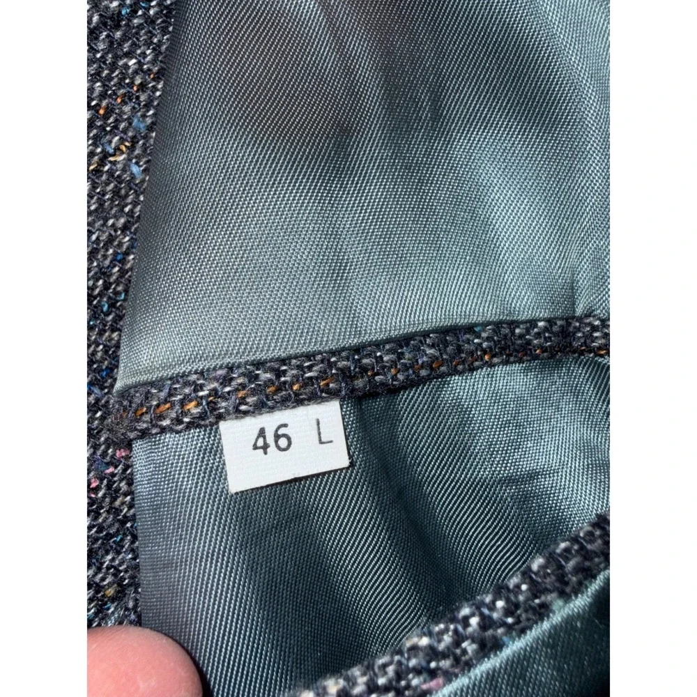 Hub Clothiers Blazer Mens Gray  Vintage Tweed Sport Coat USA Made office classic